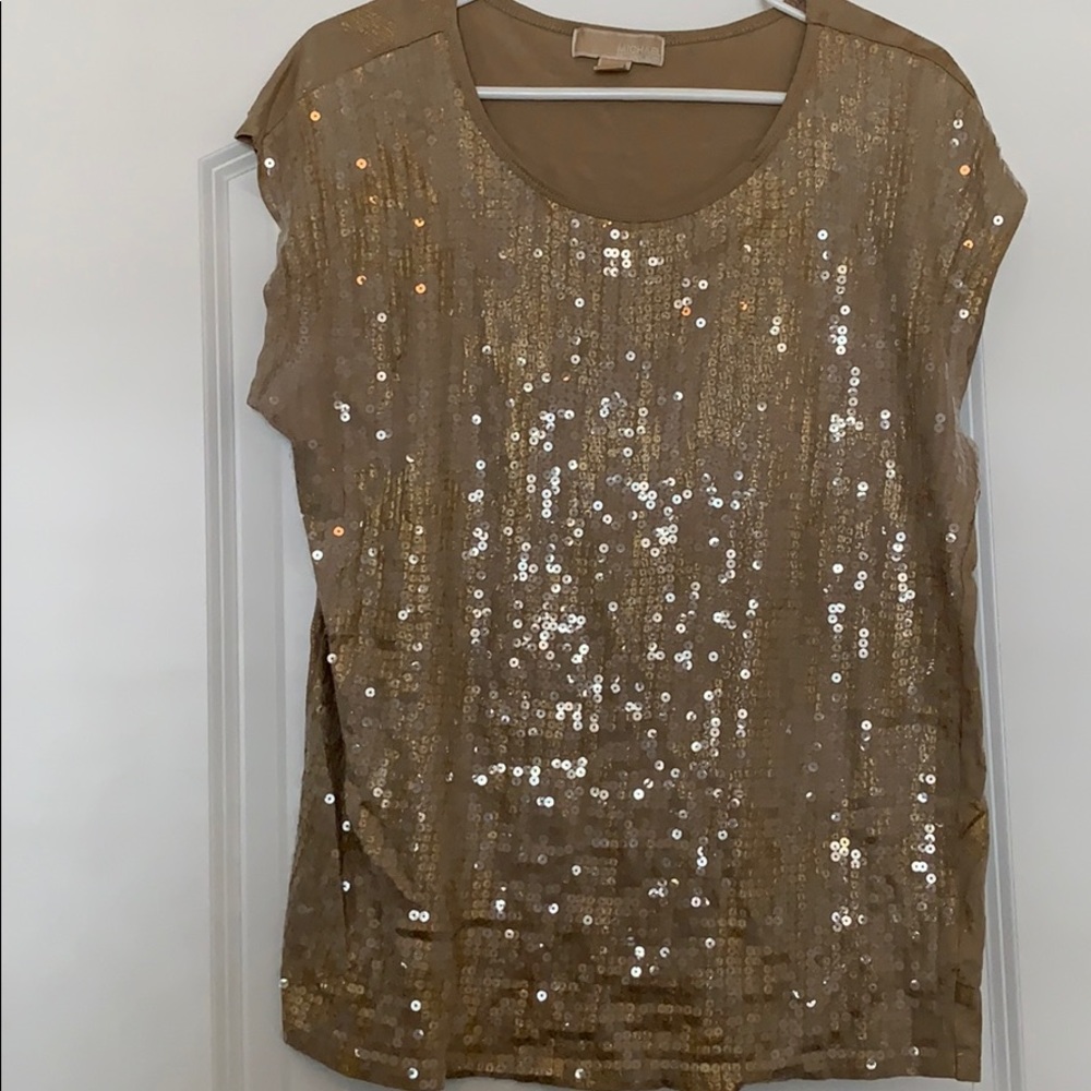 Gold Michael Kors shirt
